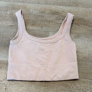 Nikibiki Peach Ribbed Top